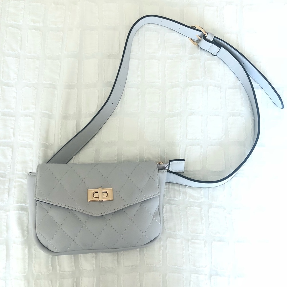 Gray Fanny pack